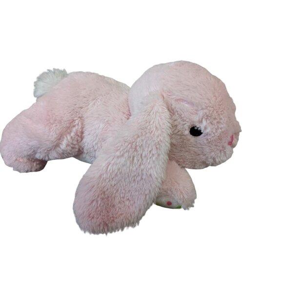 Dan Dee Pink Plush Bunny Rabbit With Polka Dot Ears Stuffed Animal 12" Adorable - Picture 7 of 9
